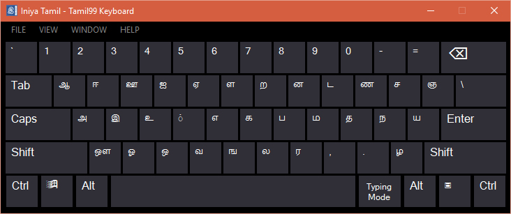 tamil keyboard for windows 10 pc